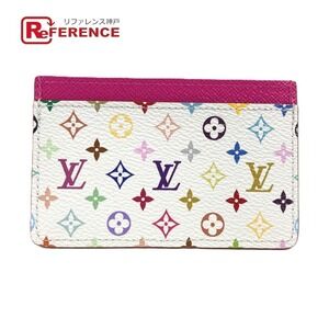 Louis Vuitton Multicolore Multicolor by Takashi Murakami Carte Wallet White